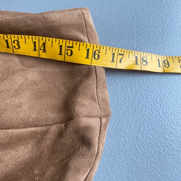 J. MCLAUGHLIN Hazelnut Lori Faux Suede Legging Brown Size Large Pants NWT - Picture 13 of 16